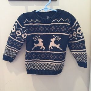 Boys Size 2 baby Gap Classic Christmas Sweater